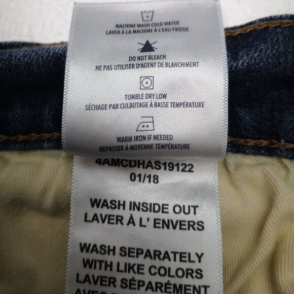 Denver Hayes Men's Size 38/30 Medium Wash Straight Legs Blue Jeans - Picture 5 of 14